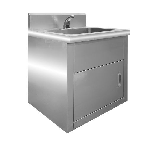 Bồn rửa tay một người tùy chỉnh bằng thép không gỉ 304 để vệ sinh và khử trùng