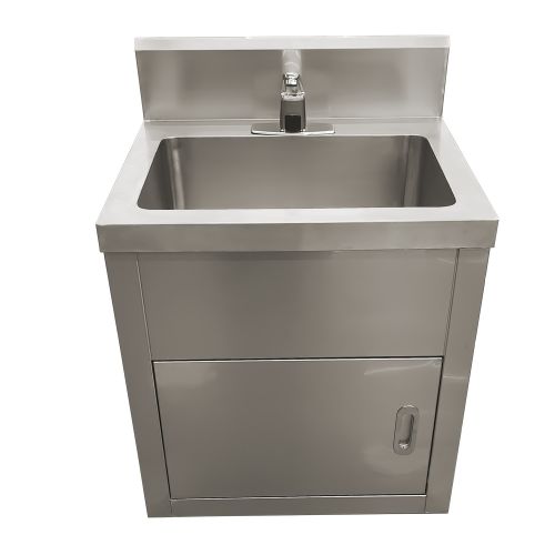 Bồn rửa tay một người bằng thép không gỉ 304 làm sạch và khử trùng