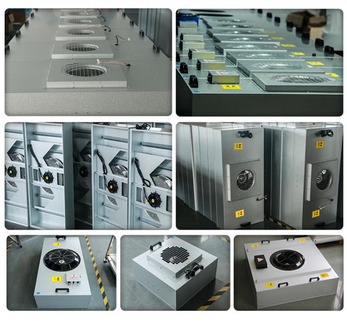 Quạt và bộ lọc thời trang cho phòng sạch có thể tùy chỉnh Các tính năng an toàn nâng cao 7