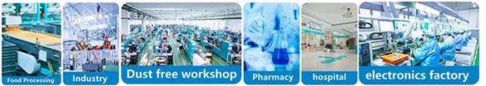 Quạt và bộ lọc phong cách cho phòng sạch có thể tùy chỉnh Các tính năng an toàn nâng cao 27