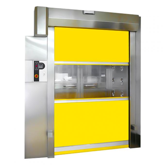 Cửa cuốn điện chống cháy nổ ngoài trời cho nhà để xe bằng vải chống cháy nổ 2