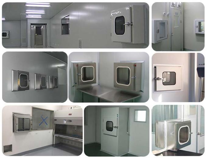 Hộp truyền điện động bằng thép không gỉ UV Hộp truyền phòng sạch 7
