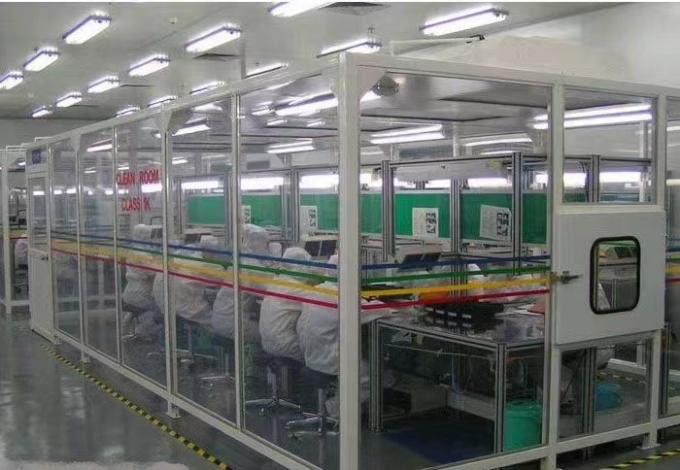 Phòng sạch tường mềm mô-đun Iso 8 có thể tùy chỉnh mọi kích thước và loại 7