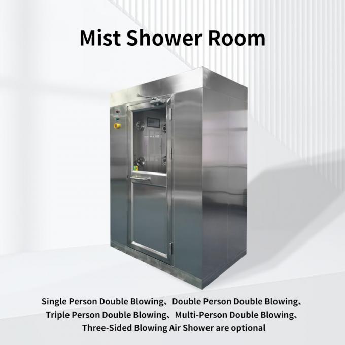 Phòng tắm phun sương công nghiệp Thiết bị phòng sạch bằng thép không gỉ 304 0