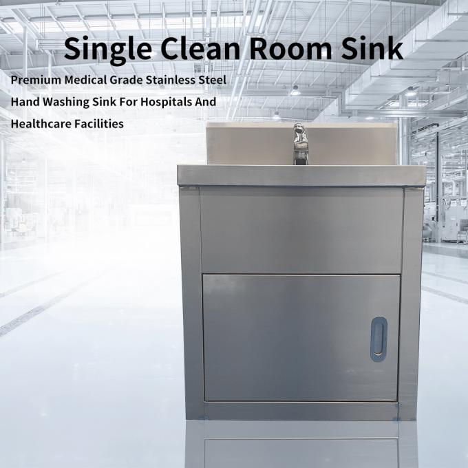 Bồn rửa tay một người bằng thép không gỉ 304 làm sạch và khử trùng 0