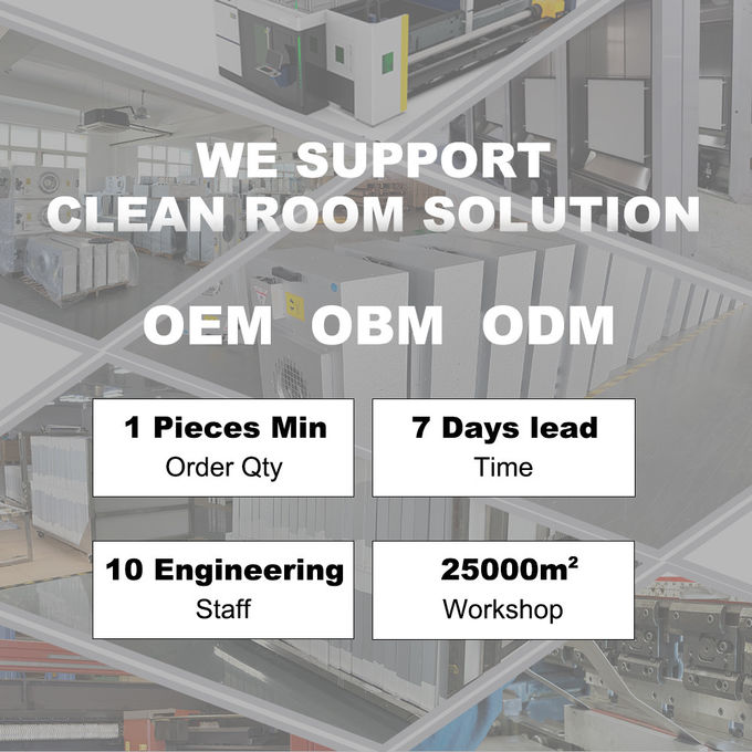 Hợp kim nhôm FFU phòng sạch H13 H14 U15 U16 Mức lọc cho phòng thí nghiệm 15