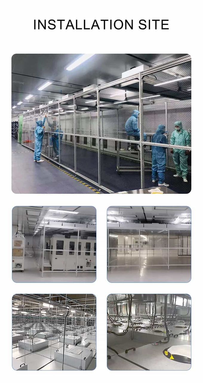 ISO 14644 Cửa thoát khí trần hiệu suất cao | 1000 CMH H13 | Sử dụng trong phòng thí nghiệm/nhà máy 2