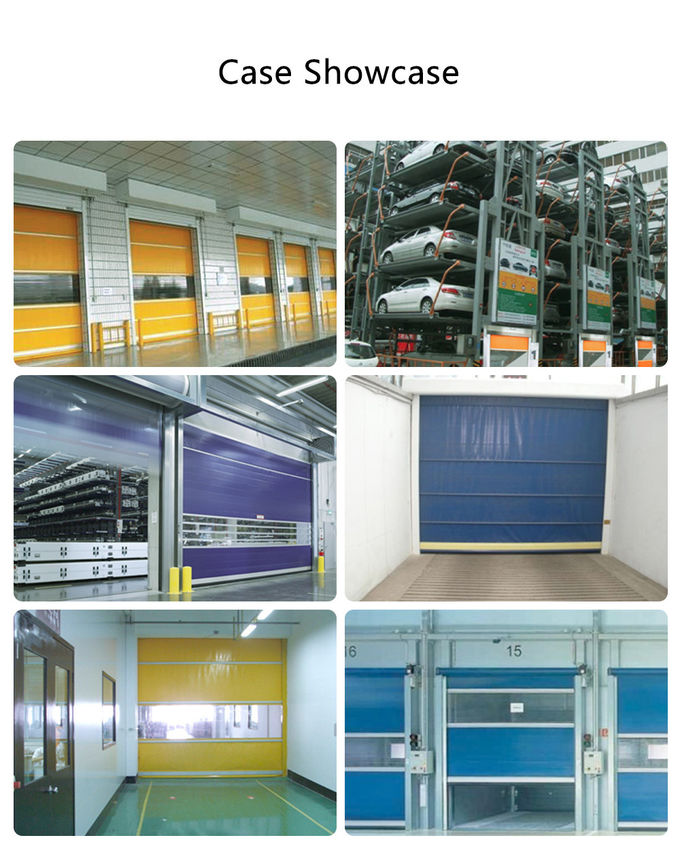 Cửa cuốn tốc độ cao công nghiệp | Chứng nhận an toàn ISO 13849 | Phạm vi nhiệt độ từ -30°C đến +70°C 5