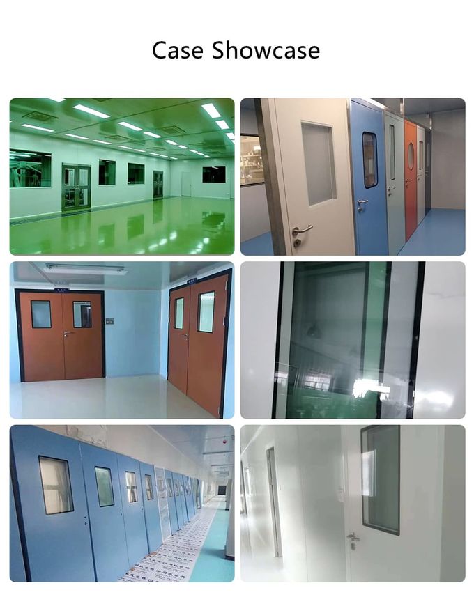 Cửa thép phòng sạch một cánh | Tích hợp liền mạch, tuân thủ ISO/GMP | Chống ăn mòn 0