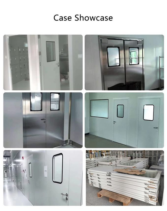 Cửa thép phòng sạch một cánh | Tích hợp liền mạch, tuân thủ ISO/GMP | Chống ăn mòn 1