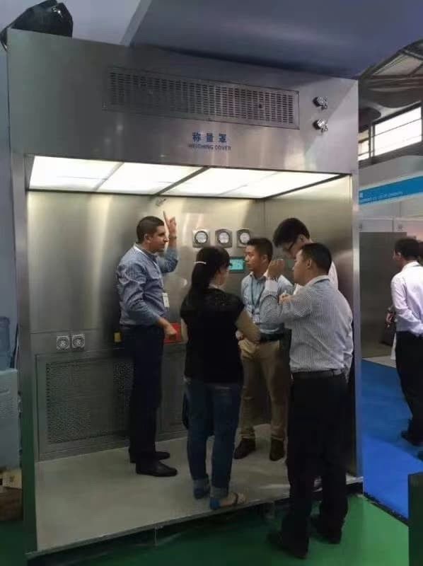 Buồng cân áp suất âm GMP | Lọc HEPA H14 | Hệ thống ngăn bụi 3