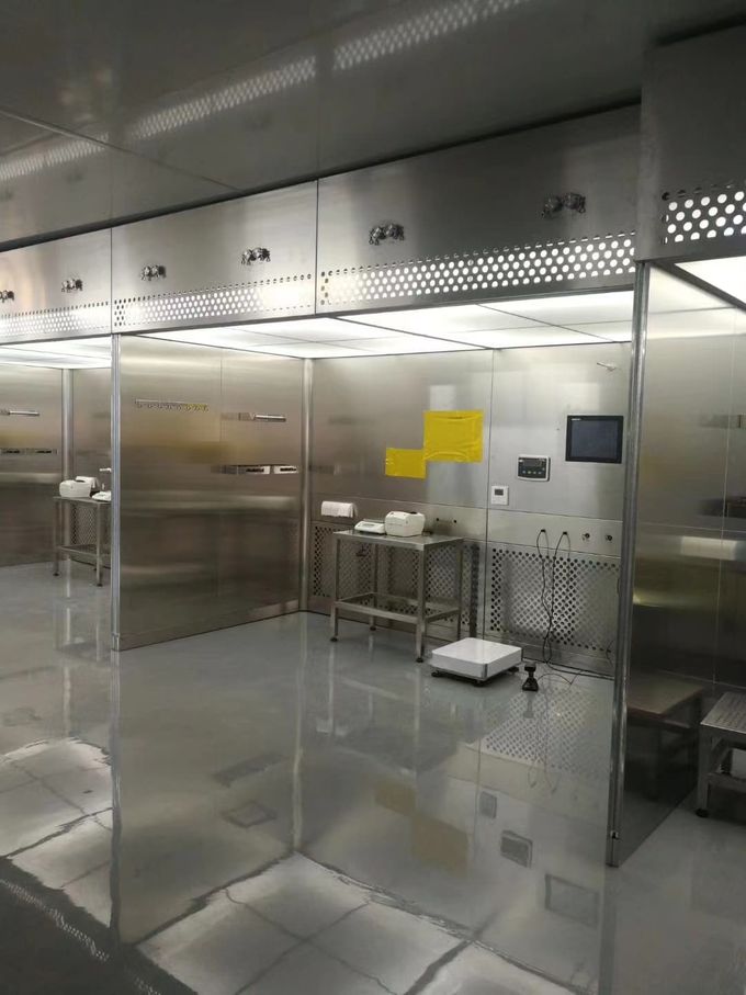 Buồng cân áp suất âm GMP | Lọc HEPA H14 | Hệ thống ngăn bụi 4